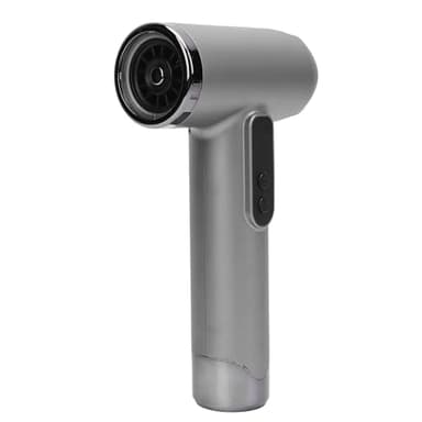 Cordless Hair Dryer, Battery Operated Hair Dryer USB Rechargeable 100000rpm 200W Portable Hairdryer for Indoor, Outdoor, Camping, Tourism (Silver)