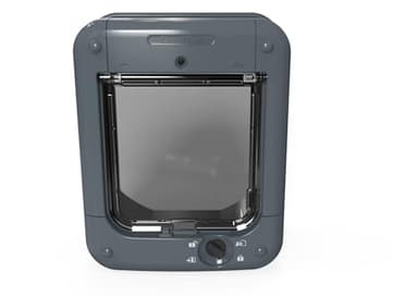 Cat Mate Microchip Activated Cat Flap (360) - For Cats and Small Dogs, Accommodates up to 30 Pets, for Single/Multiple glazing, UPVC, Walls and Wood, Grey