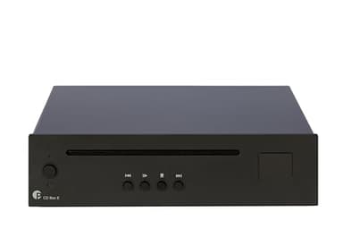 Pro-Ject CD Box E Ultra Compact Entry Level CD Player with Real Red Book CD-DA Drive, Black