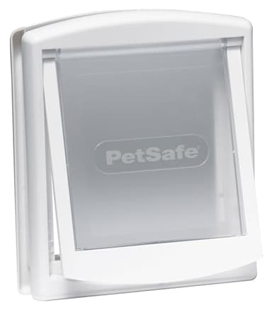 PetSafe Original 2 Way Pet Door - Manual Lock, Durable Frame, Multiple Colours - Medium, White