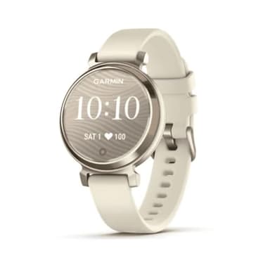 Garmin Lily 2, Stylish Small 35mm Smartwatch and Fitness Tracker with Hidden Display, Patterned Lens, Bright Touchscreen Display and up to 5 days battery life, Coconut