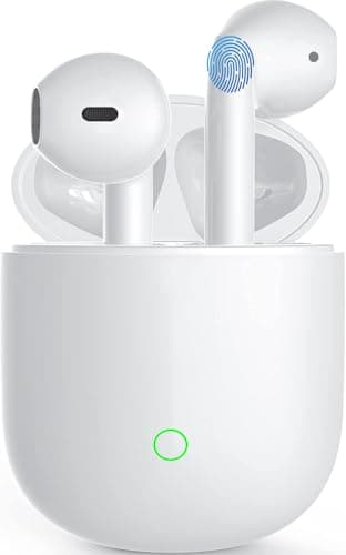 Wireless Earbuds,Bluetooth 5.3 Headphones In Ear with Noise Cancelling Mic,36H Playtime True Wireless Earphones HiFi Stereo Deep Bass,IPX8 Waterproof Touch Control Bluetooth Earbuds for Android IOS