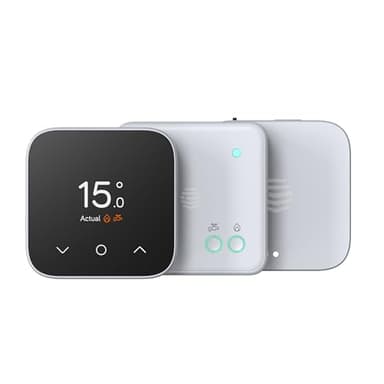 Hive Thermostat Mini For Heating Control & Hot Water (Self Install), With Hive Nano 3 Hub (OpenTherm), White, A Conventional Boiler is Required