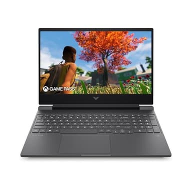 HP Victus 15" Gaming Laptop, Intel Core i7-12650H, 16 GB RAM, 512 GB SSD, NVIDIA GeForce RTX 4050 Graphics, FHD Display, 144Hz, Up to 8.5 hrs battery, Win 11, Mica Silver, 15-fa1003sa