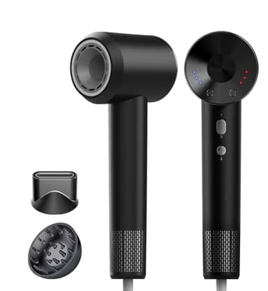 Hair Dryer Professional – 150,000 RPM Brushless Motor, Lightweight Ionic Hair Dryer for Curly Hair, High Speed, Fast Drying, Anti Frizz, Low Noise Hairdryers for Women & Men
