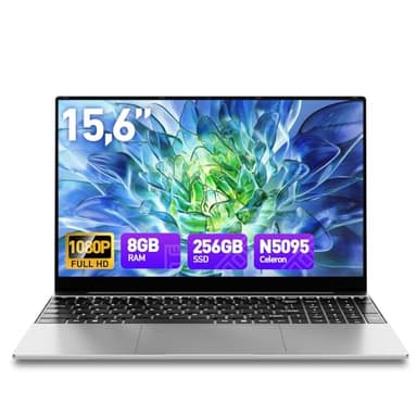 Tuonoyee Laptop 15.6 Inch Win 11 Laptop Computers 8GB RAM 256GB SSD, Celeron N5095 Processor, 1080P FHD Display, Backlit Keyboard, Fingerprint,Laptops for Business, Studen
