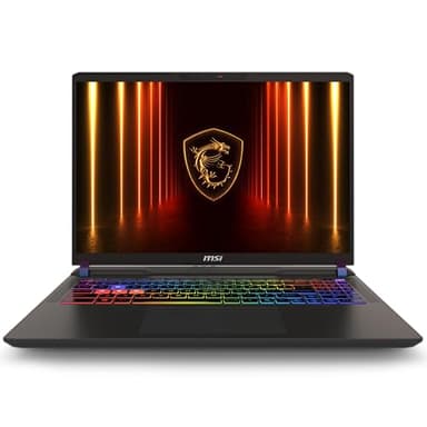 MSI Vector 16 HX AI Gaming Laptop |16" QHD+ 240Hz 500 nits Screen | Intel Core Ultra 7 255HX | NVIDIA GeForce RTX 5070Ti | 16GB RAM | 512GB SSD | Windows 11 Home | 24-Zone RGB Gaming Keyboard