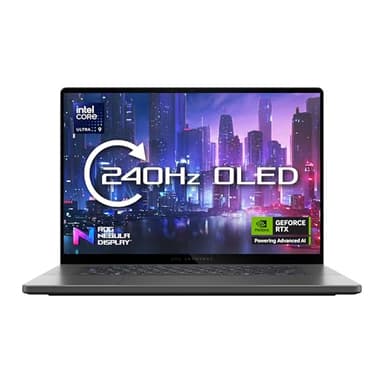 ASUS ROG Zephryus G16 GU605CR Gaming Laptop | 16.0" 2.5K 240Hz OLED Screen | Intel Core Ultra 9 285H | NVIDIA GeForce RTX 5070Ti 12GB | 32GB RAM | 2TB PCIe SSD | 3 Month Xbox Gamepass | Windows 11