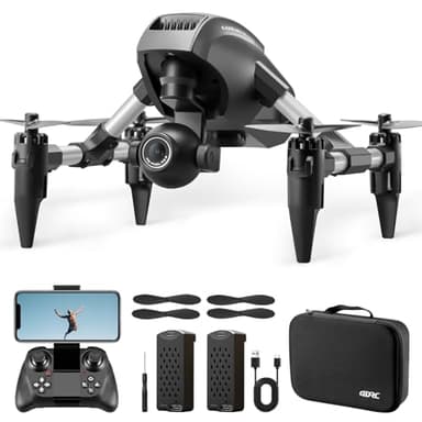 4DRC V42 Mini Drone with Camera1080P HDR Video, Headless Mode,2 speeds, APP Control, One-touch take off, Lightweight Mechanical Gimbal Vertical Shooting, Easy to Fly Drones Toy Gift for Kids Adults