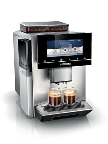 SIEMENS EQ900 Plus Fully Automatic Bean to Cup Coffee Machine, 6.8" Touch Screen Display, Auto Descaling/Cleaning, dual bean containers, baristaMode, beanIdent System, Home Connect, TQ907GZ3