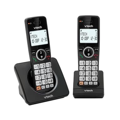 VTech EA5001 DECT Cordless Phone with Nuisance Call Blocker,Easy-to-Read Backlit Display,Landline Phone with 18 Hours Talk-time,Volume Booster,Handsfree Speakerphone,Speed Dial,2-Handset