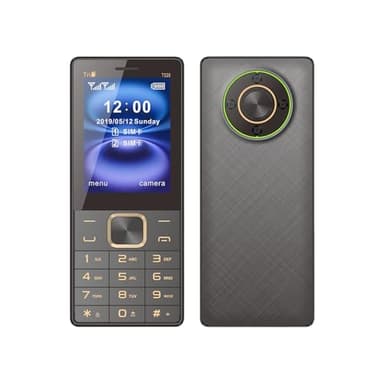 McMgc Unlocked 2.8 inch Seniors Mobile Phone 2G GSM,Big Button Mobile Phone, 3 SIM Cards support, Big Battery 1800mAh,USB Type C,Flashlight/FM Radio/MP3/Bluetooth (Black)