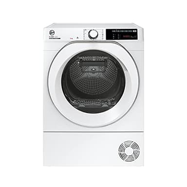 Hoover H-DRY 500 Heat Pump Tumble Dryer, 9 Kg, Class A++, Wi-Fi + Bluetooth, Four Drying Levels, Eco-Power Inverter Motor, Advanced Care, White, 59.6x60.4x85 cm - NDE H9A2TCE-80