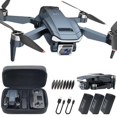 2650 ft Control Range Super Enduring Brushless Motor Drone with 84 Mins Super Long Flight Time, Drone with 4K HD Camera for Beginners, CHUBORY A77 WiFi Quadcopter, Follow Me, Auto Hover, 3 Batteries