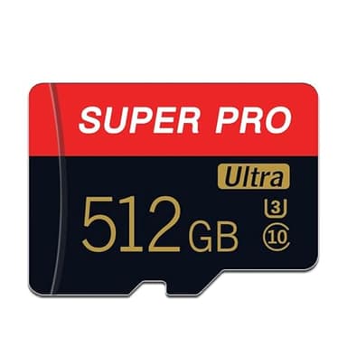 512GB Micro SD Card Class 10 Memory Card TF Card with SD Adapter for Camera, Phone, Computer, Tachograph, Tablet, Drone