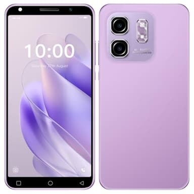 Cheap Mobile Phone, 5.0 Inch HD Screen, 16GB ROM (Expansion to 128GB), 3500mAh large battery, Dual SIM Dual Camera,Android 9.0 Smartphone,Support WIFI Bluetooth Face ID