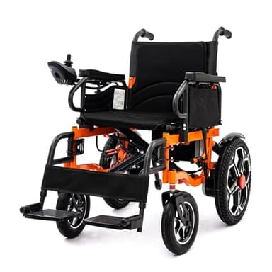 ByteTecpeak D09 Electric Wheelchair for Adults, Folding Electric Wheelchair with Wide Seat, All-Terrain Tires, 500W Motor, 20Ah Battery, 30km Range, 150kg Capacity – Ideal for Travel & Daily Use