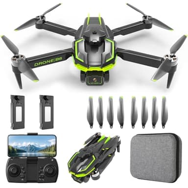 Drone with Camera 4K for Kids and Adults, Brushless Motor Drone with 40 Mins Long Flight Time, One Key Start Beginner Friendly RC Quadcopter, Toys Gifts for Boys and Men Birthday Gifts