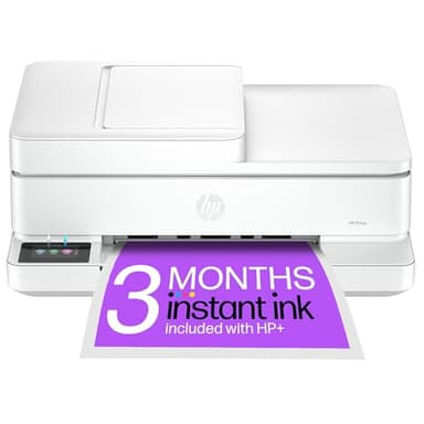 HP Envy 6530e All in One Printer | Perfect for Home | Colour | Wireless | Print, Scan & Copy | 3 months free Instant Ink | Automatic Document Feeder | White
