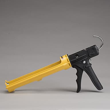 DRIPLESS 13 oz ETS3000EL 18:1 Ratio Drip Composite Caulk Gun, Yellow