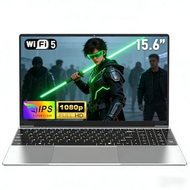NIAKUN 15.6 Inch Laptop with M3-6Y30 Processor, 16GB RAM 512GB SSD Computer Gamer Laptop 2026, FHD 1920 x 1080P, 5000 MAh/38.5Wh, TF Card, Webcam, Touchpad, Student/Home/Business