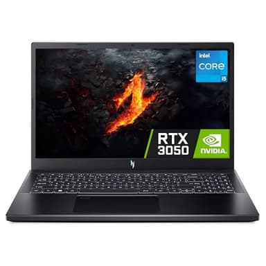 Acer Nitro V 15 ANV15-51 Gaming Laptop - Intel Core i5-13420H, 8GB, 512GB SSD, NVIDIA GeForce RTX 3050 6G, 15.6" Full HD IPS 144Hz, Windows 11 , Black