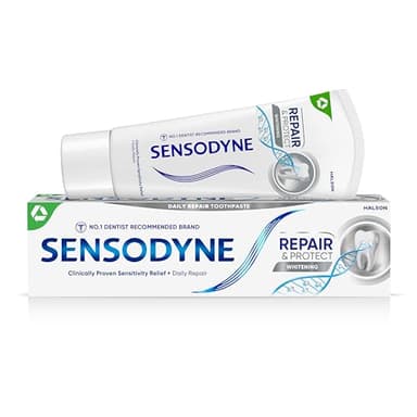 Sensodyne Toothpaste Repair and Protect, Teeth Whitening Toothpaste for Sensitive Teeth, 75ml
