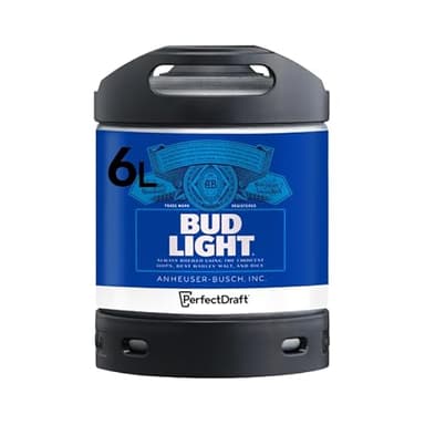 PerfectDraft Bud Light Beer Keg for PerfectDraft Machine, 6L