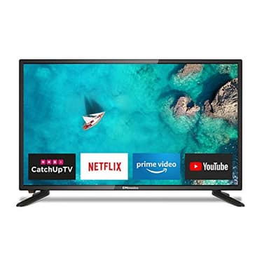 EMtronics 24" Inch HD Ready 720p LED Smart TV with Freeview and HDMI, USB