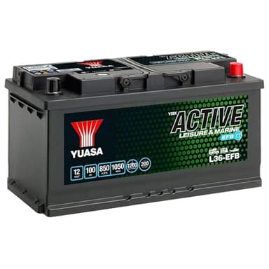 Yuasa L36-EFB 12V 100Ah 850CCA EFB High Performance Leisure Battery