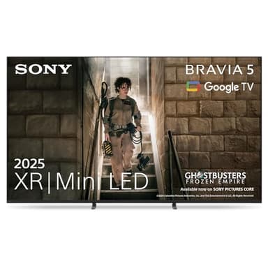 Sony BRAVIA 5 – XR, Mini LED, AI XR Processor, Acoustic Multi-Audio, Dolby Vision/Atmos, IMAX Enhanced, Google TV (2025), Google Cast, Apple AirPlay 2, Eco Dashboard 2, Game Menu 2 – 55-inch