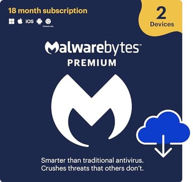 Malwarebytes | Windows/Mac/iOS/Android/Chrome | Premium | 2 Devices | 18 Months | Activation Code by email