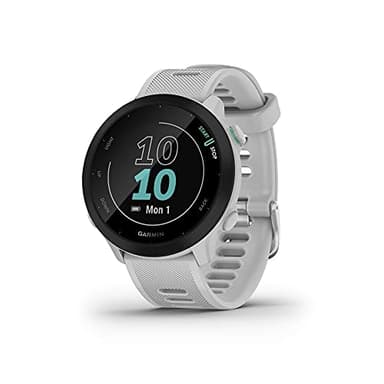 Garmin [Renewed] Forerunner 55 GPS 42mm Running Smartwatch, Easy to use, Lightweight, Training Guidance, Safety & Tracking Features, White (Renewed)