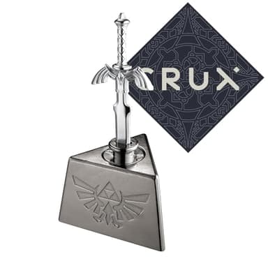 Hanayama Zelda Master Sword Puzzle - Level 6 of 6 - Grandmaster Difficulty - Includes Crux Sticker