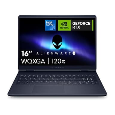 Alienware Gaming Laptop 16 2.5K Display, Intel Core 7-240H, 16 GB DDR5 RAM, 1 TB SSD, NVIDIA GeForce RTX 5060 8 GB GDDR7, Windows 11 Home - Blue