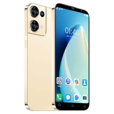 WRTogo Rino9 Cheap Mobile Phones, 5.0" Display Dual SIM, 16GB ROM/(Expandable up to 128GB), Android 9.0 OS, Dual Camera, Face Unlock Cell Phone (Rino9-Gold)