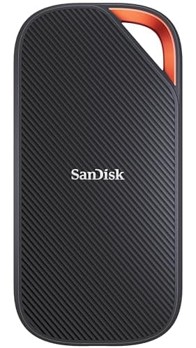 SanDisk Extreme PRO Portable SSD with USB4 4TB, (Up to 3800 MB/s read speed, up to 3700MB/s write speed, Powerful NVMe Solid State Performance, 40Gbps) Black