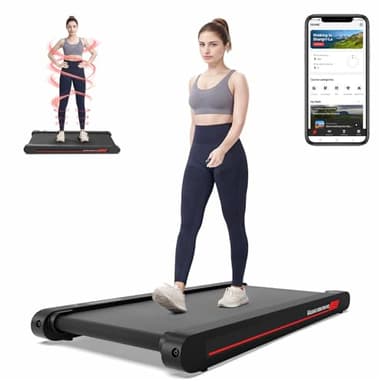 Sperax Walking Vibration Pad with APP, 3 in 1 Under Desk Low Noise Vibration Walking Treadmill Pad with Remote Control, Portable Treadmill for Home Office