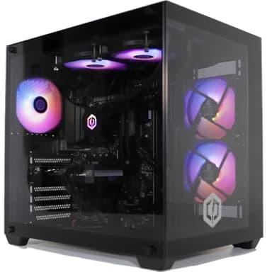 CyberPowerPC Luxe Gaming PC - AMD Ryzen 7 9800X3D, Nvidia RTX 5080 16GB, 32GB RAM, 1TB NVMe SSD, 850W 80+ PSU, Wi-Fi, Liquid Cooling, Windows 11, Ark RGB