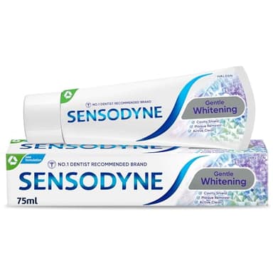 Sensodyne Toothpaste Sensitive Daily Care, Gentle Teeth Whitening Toothpaste for Everyday Care, 75ml