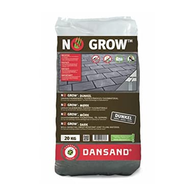 Dansand No Grow Easy Fix Polymeric Ready Mixed Patio Brush in Firm Setting Fastfix Grout Jointing Paving Sand Compound (Dark Grey)…