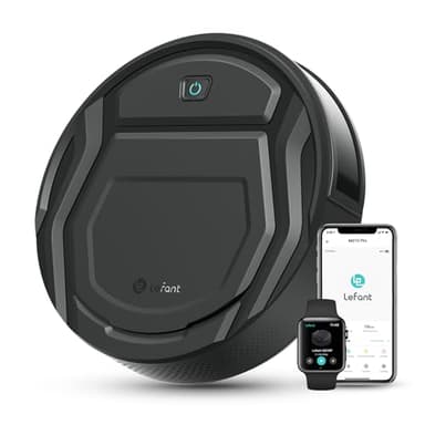 Lefant M210P Robot Vacuum Cleaner, Featured Carpet Cleaner Small Robot 7.8cm Thin 28cm DIA, Robotic Vacuum Alexa Voice Control Self-Charging Ideal for Pet Hair Hard Floor and Carpet