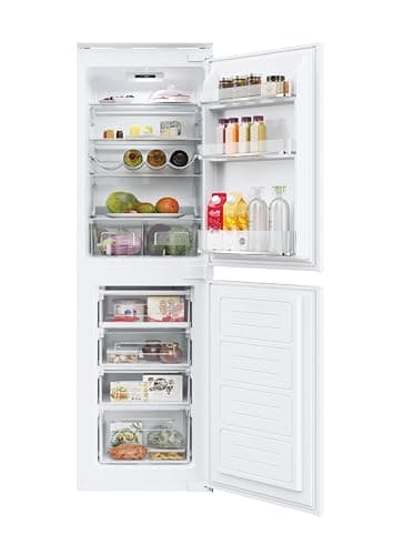 Hoover HOB50S518EK Integrated Static Fridge Freezer 233L Total Capacity, 50:50 split, White, E Rated
