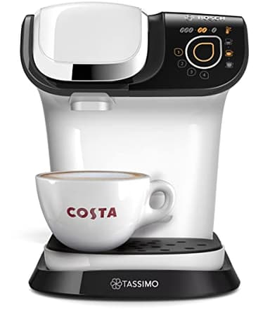 Tassimo TAS6504GB Bosch Way 2 Coffee Machine, Plastic, 1500 W, 1.3 liters, White