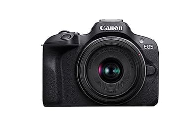 Canon EOS R100 Mirrorless Camera + RF-S 18-45mm F4.5-6.3 IS STM Lens - Black