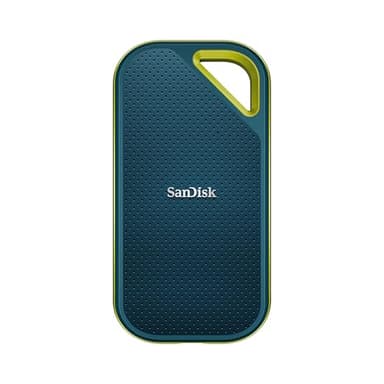 SANDISK Extreme PRO Portable SSD 4TB (up to 2000MB/s read/write speeds, 256 bit AES hardware encryption, up to three-meter drop protection, IP65 water and dust resistance) Monterey