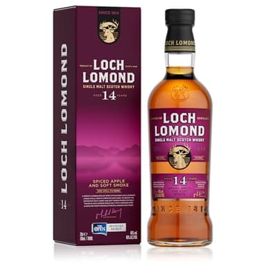 Loch Lomond 14 Year Old Single Malt Whisky 70cl | Award-Winning Single Malt Scotch Whisky from the Highlands, Perfectly Balanced and Aged in Multiple Oak Casks, the Ideal Premium Whisky Gift Choice