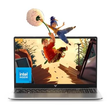 Tivique 2025 15.6 Inch FHD Laptop, 12th Gen N97 Quad-Core Processor (Up to 3.6GHz, beats N95/N5095), 8GB DDR4 RAM, 256GB SSD, Wi-Fi 5, USB 3.2, BT 5.0, 5000mAh Battery, for Home, Student & Business