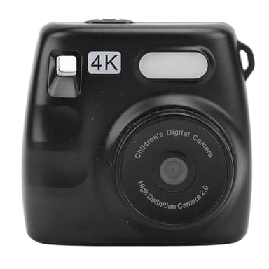 Portable Digital Camera, Autofocus FHD 1080P Vlogging Camera with LED Fill Light, 48MP Dual Lens, 2.0 Inch IPS Screen, Compact Point Shoot Camera for Teens Adult Beginner (Black)