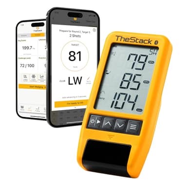 TheStack™ Radar | Golf Launch Monitor | Golf Simulators for Home | App-Based Training System and Golf Swing Analyzer | Trainer Golf Swing Training Aid | Indoor Golf Simulator